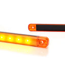 Światło pozycyjne obrysowe LED pomarańczowe 238mm 12/24V (9 LED) W97.4