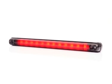 Światło pozycyjne obrysowe tylne LED 237mm 12/24V przydymiane (W274 BLACK)