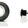 Światło pozycyjne okrągłe białe 12/24V obrysowa przednia 1x LED W80