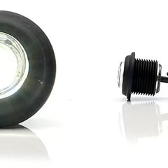 Światło pozycyjne okrągłe białe 12/24V obrysowa przednia 1x LED W80