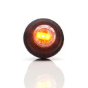 Światło pozycyjne okrągłe pomarańczowe 12/24V obrysowa boczna 3x LED W80