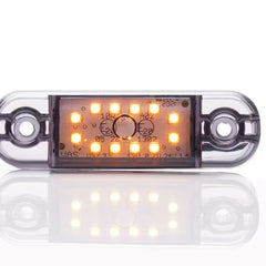 Światło pozycyjne pomarańczowe 12/24V obrysowa boczna (12 x LED) W97.3