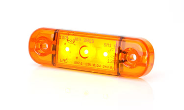 Światło pozycyjne pomarańczowe LED 12/24V obrysowe boczne (3x LED) W97.1