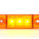 Światło pozycyjne pomarańczowe LED 12/24V obrysowe boczne (3x LED) W97.1