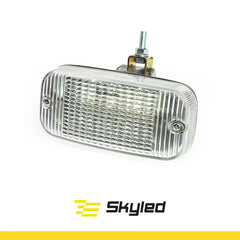 Światło pozycyjne SKYLED TALMU LED (cytrynka) 24V - biały klosz