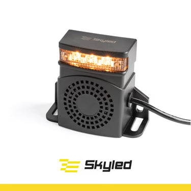 Sygnał cofania SKYLED BOOM Flash 12-80V z pomarańczowym światłem LED i certyfikatem R10