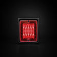 Tylna lampa pozycji IZE LED Strands prostokątna czerwona