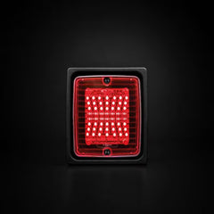 Tylna lampa pozycji IZE LED Strands prostokątna czerwona