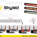 Tylna lampa zespolona LED SKYLED CALOR 315mm 10-30V ECE R10/R148
