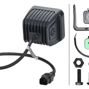 Zestaw dwóch lamp roboczych LED Hella Black Magic 12/24V 3,2" 3000lm skupione